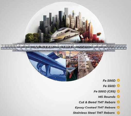 Digitally verified, seismic- resistant TMT bars strengthen critical projects