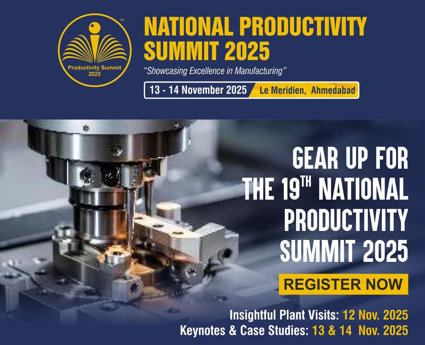 IMTMA - ACE MICROMATIC organises National Productivity Summit 2025 in Ahmedabad
