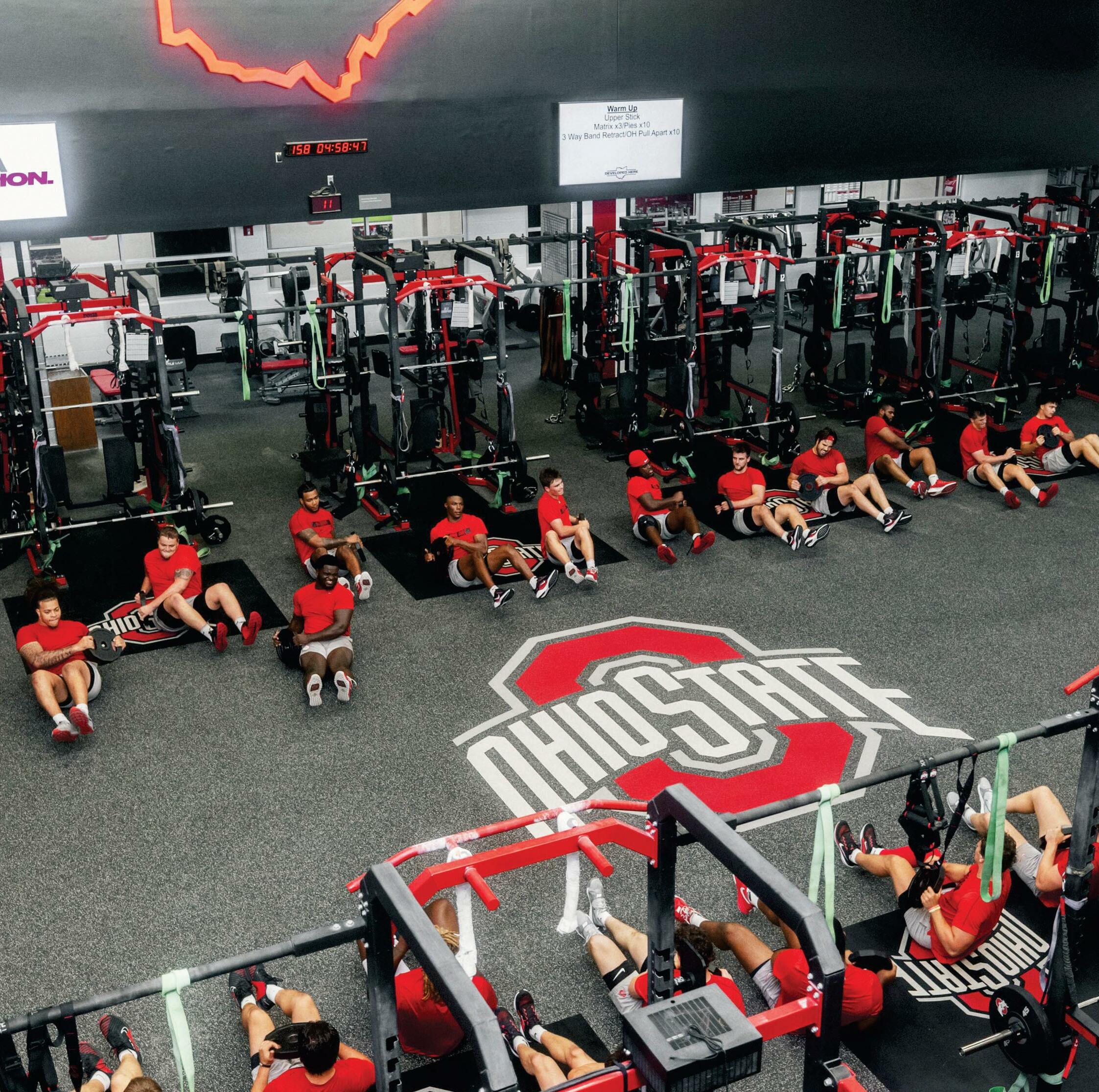 INSIDE OHIO STATE'S MUSCLE FACTORY