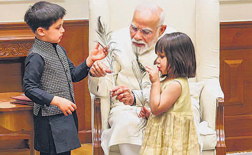 मेरे बच्चे प्रधानमंत्री मोदी को नाना मानने लगे: उषा वेंस