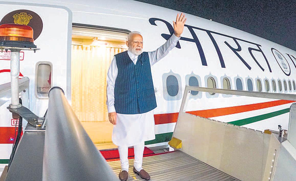 दोनों देशों की यात्रा से राष्ट्रीय हितों और प्राथमिकताओं को बलः मोदी
