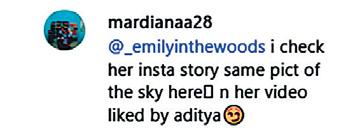 Is he dating? Aditya's fans say Georgina fits the frame