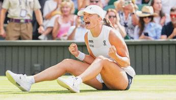 All class on grass: Swiatek runs away with Ist Wimbledon title