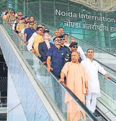 UP CM reviews Noida airport work as inauguration day inches closer