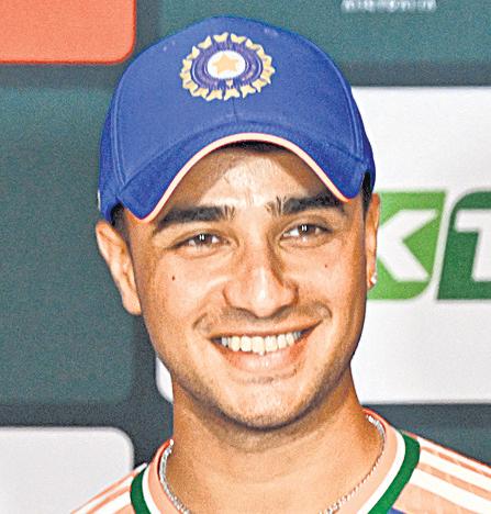 Abhishek Sharma hits 58-ball 148 in SMAT