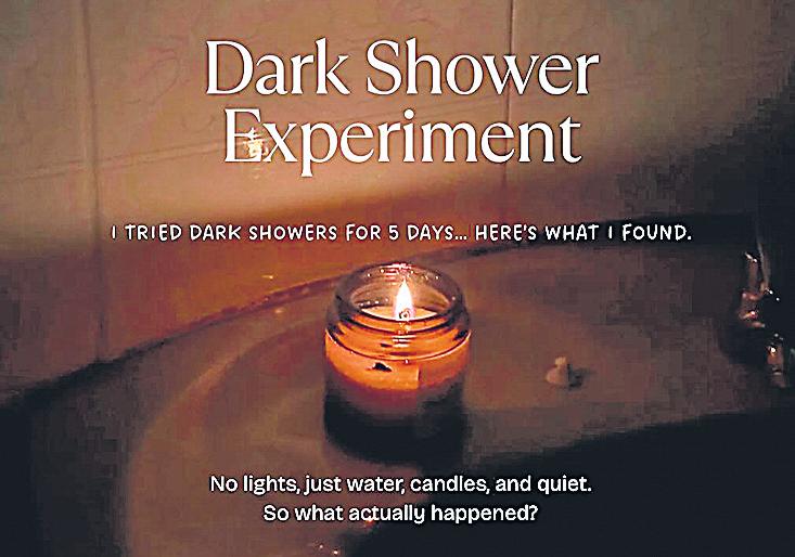 INSIDE GEN Z'S NEW WELLNESS FIX: DARK SHOWERING