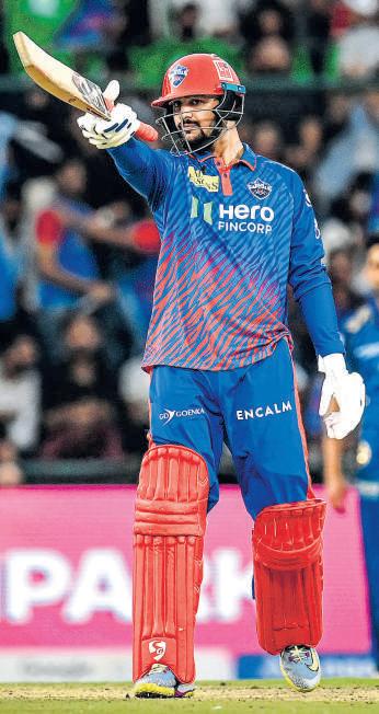 Sam Rizvi Rizvi rules again as Capitals beat MI for 2nd straight win | Hindustan ...