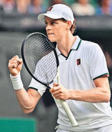 Sinner survives scare to reach Wimbledon 2nd rd