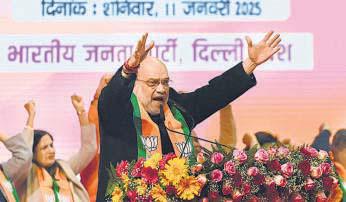 Shah, Kejriwal spar over welfare, Delhi voter rolls