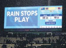 Oz enter semis after match vs Afghanistan washed out