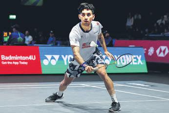 Lakshya ousts reigning champ to enter quarters