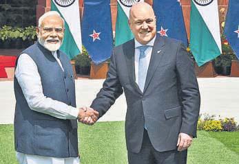 India, New Zealand firm up ties with trade, defence agreements
