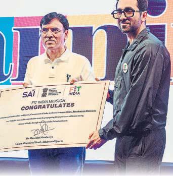 Ayushmann Khurrana named Fit India Icon by Union Sports Ministry