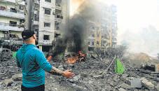 Israel strikes Beirut for 1st time since truce