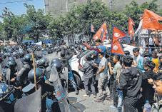 Pro-monarchy supporters clash with police in Nepal, two killed
