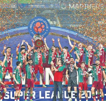 Comeback victory earns Bagan first double in ISL