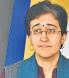 Atishi says CM's husband running govt; BJP hits back