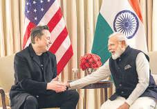 Modi, Musk discuss tech.innovation collaboration