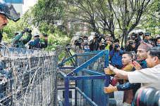 Pro-monarchist RPP protests in restricted area of Kathmandu