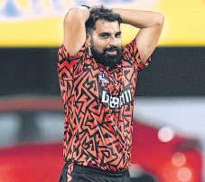 Bowling during Powerplay bleeding out the Sunrisers
