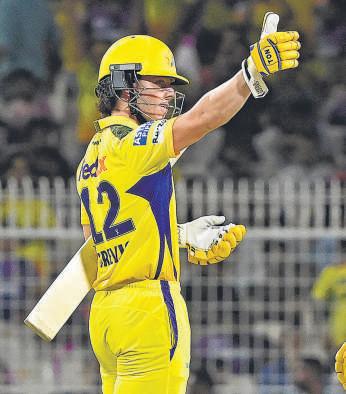 Knight Riders on their way out after a Brevis special at the Eden Gardens