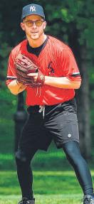 PeeCee Cheers For Nick During Softball Game In Central Park