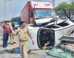 Three injured in Gr Noida crash
