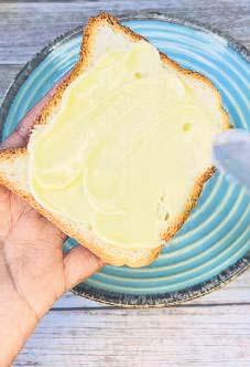 When chai met toast; but the crossover is on a plate