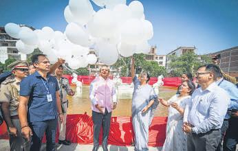 CM lauds PM for BJP's 11 yrs, lists 100-day log