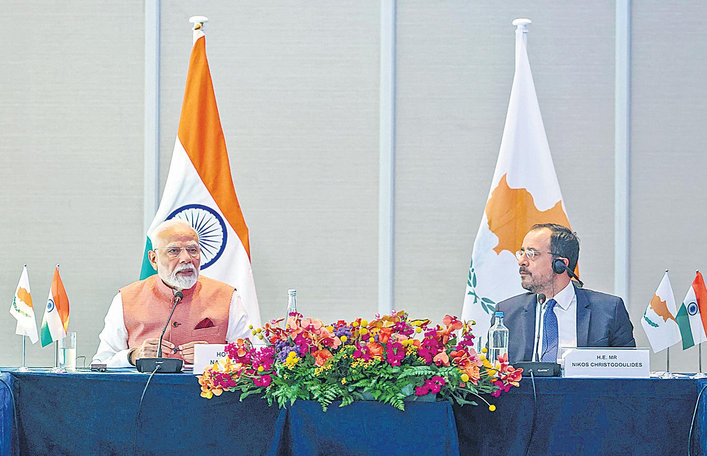 Modi begins 3-nation tour with eve on trade, battling terrorism