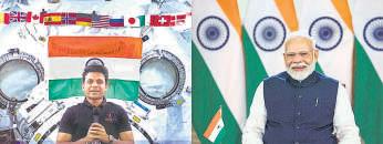 No border visible from space: Shukla interacts with Modi