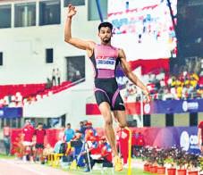 Gold medal winning Sreeshankar simply happy to be back competing