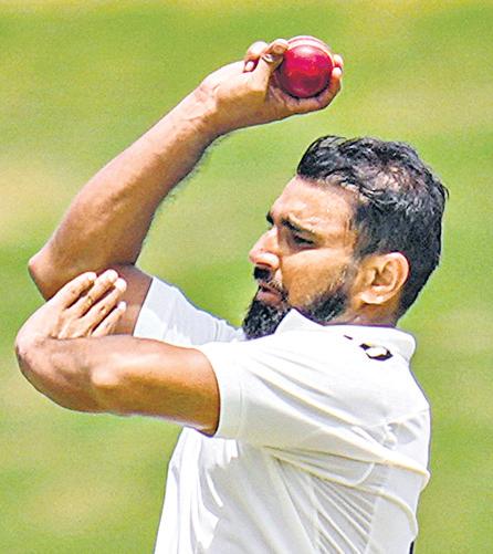 Fit Shami lets ball do the talking in Duleep Trophy