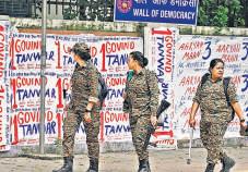Police tighten vigil for DU student polls