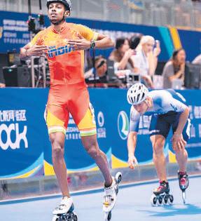 Chased this dream for 15 years: Anandkumar on becoming India's first speed-skating champ