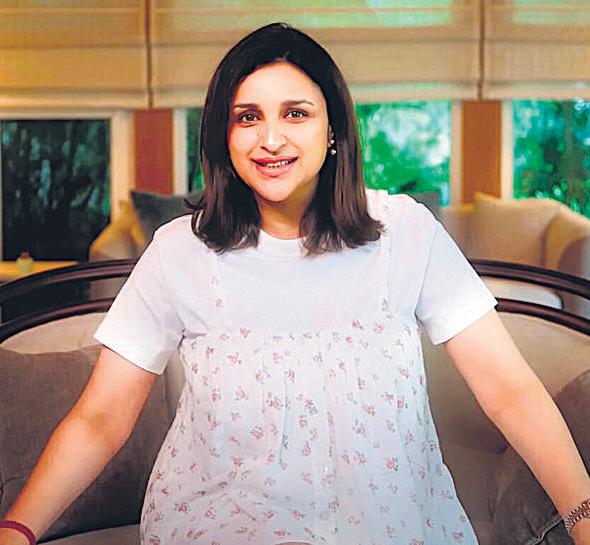 Parineeti Chopra debuts baby bump