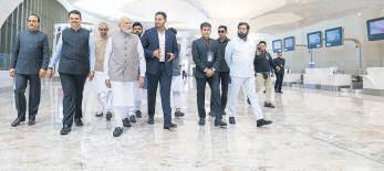 PM: Navi Mumbai airport a glimpse of Viksit Bharat