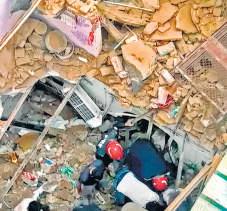 Uttam Ngr: Woman dies as part of house caves in
