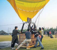 Trial successful: City's maiden balloon rides lift off Saturday