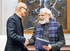 Microsoft pledges to invest $17.5bn in India