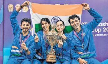 ‘A gold is gold’: India win squash WC title
