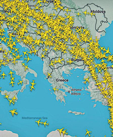 Greek flights grounded after radio systems fail