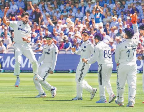 India run into Root and a resolute England at Lord's