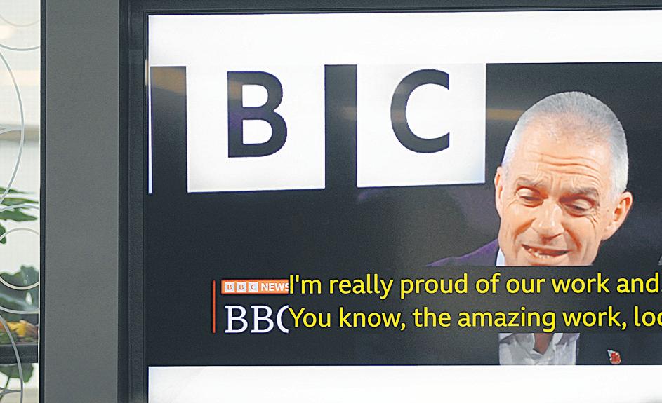 { BBC IN TURMOIL } FALLOUT OF TOP EXECUTIVES’ RESIGNATIONS 'Error of judgement'?: Bias scandal puts future funding of Britain’s public broadcaster at risk