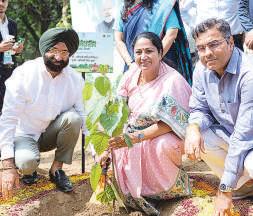 Mass Tree Plantation Drive Takes off in the National Capital