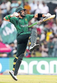 Farhan century and spin punch help Pak crush Namibia, enter Super 8s