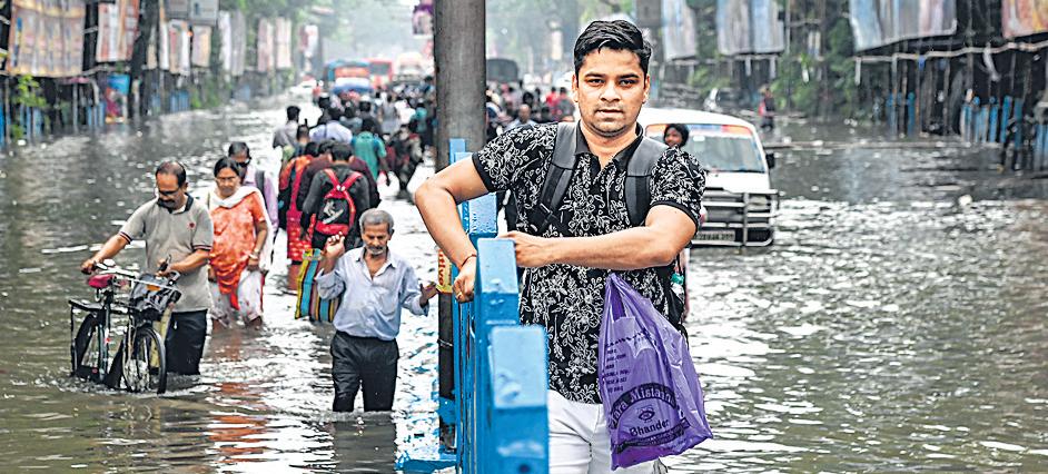 Low pressure area brought torrential rain