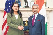 EAM meets Gabbard, Patel to wrap up 3-day US visit