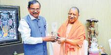 Yogi seeks UP-specific satellite data in meeting with ISRO chief