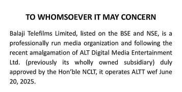 Ektaa issues clarification after govt bans OTT apps for vulgar content